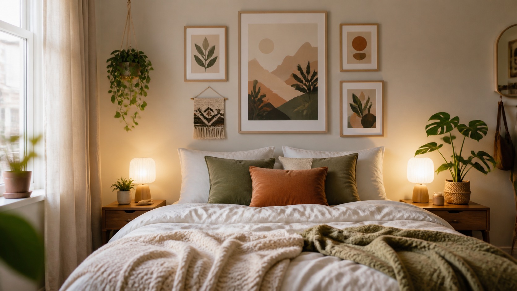 Apartment Wall Art Ideas for bedroom wall decor: Renter-Friendly Ways to Add Personality