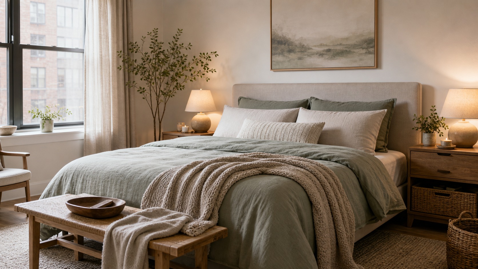 Photorealistic apartment interior for Calming bedrooms Trend Guide: Apartment Decor Ideas for a Fresh Look
