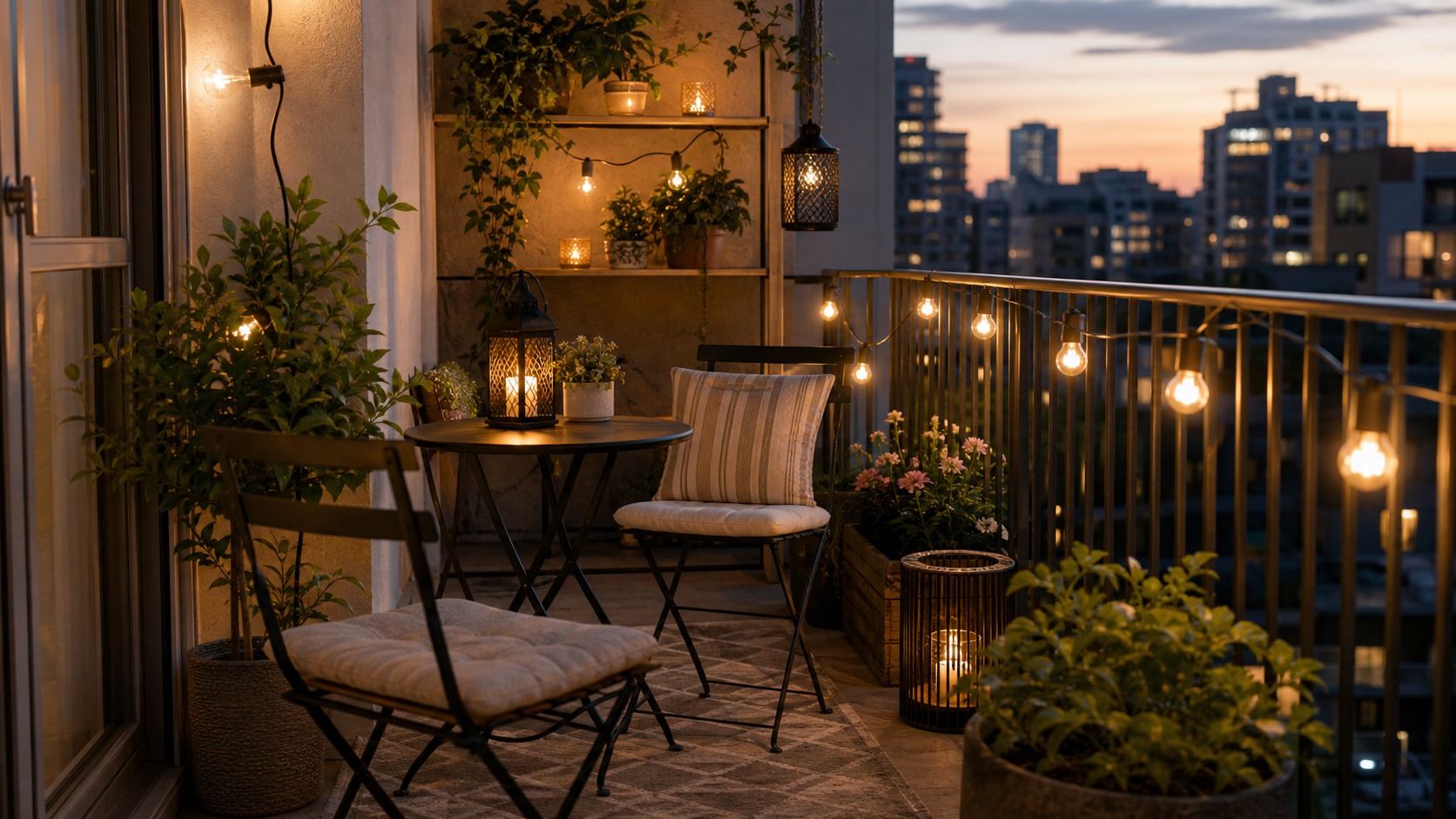 Photorealistic apartment interior for How to Improve balcony lighting Lighting Without Rewiring Your Apartment
